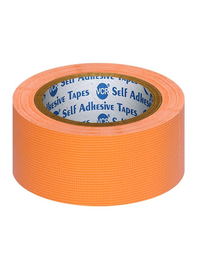 VCR Orange Duct Tape - 18 Meters in Length 24mm / 1" Width - 1 Roll Per Pack - Strong Book Binding Tape - Waterproof Heavy Duty Duct Tape - Image 1